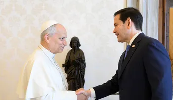 Marco Rubio expresa apoyo al papa León XIV tras diagnóstico de cáncer de pulmón