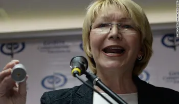 La exfiscal de Venezuela Luisa Ortega está en Colombia