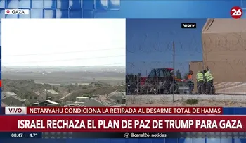 Netanyahu rechaza plan de paz de Trump para Gaza y exige desarme total de Hamás