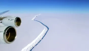 Un enorme iceberg de un billón de toneladas se desprendió de la Antártida