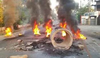 En Licey al Medio y Moca protestan por mal estado de sus calles
