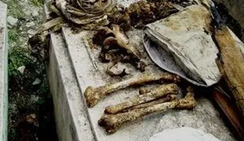 Roban cráneo del hermano de Raulín Rodríguez en cementerio