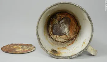 Hallan un tesoro oculto hace más de 70 años en una taza de Auschwitz