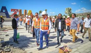 Ministro Deligne Ascención supervisa los trabajos finales de la circunvalación de Azua