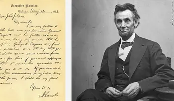 La sencilla carta con la que Abraham Lincoln intentó ayudar a un hombre a conseguir empleo