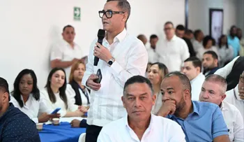 Eddy Olivares, ministro de Trabajo lidera mesa de trabajo Gobierno en las Provincias, en Espaillat