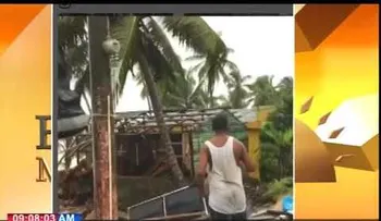Huracán Irma provoca grandes daños en Nagua
