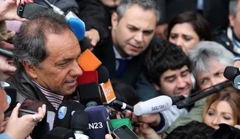 Daniel Scioli es el más votado en Argentina