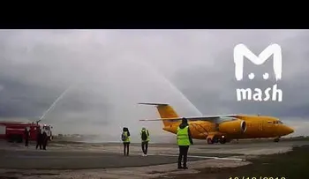 Se estrella un avión con 71 personas a bordo en Rusia (VIDEO)
