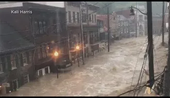 Fuertes imágenes de las inundaciones en Maryland, EEUU