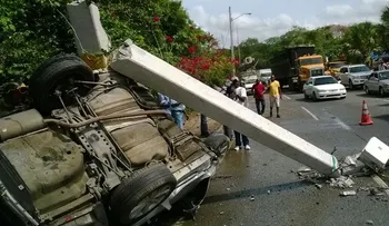 Hombre muere en accidente en la Jacobo Majluta