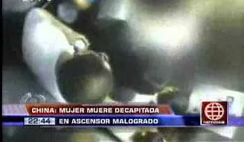 Mujer muere decapitada por un elevador