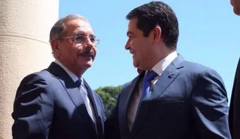 Presidente de Honduras llega al Palacio Nacional