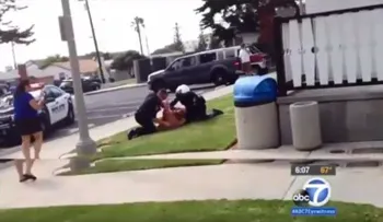 Policías de EE.UU. propinan puñetazos a una mujer por no llevar el cinturón (VIDEO)