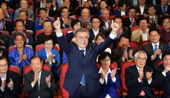 Moon Jae-in proclama su victoria en las elecciones en Corea del Sur