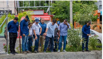 CAASD inspecciona saneamiento de cañadas en el Gran Santo Domingo