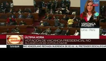 No procede la moción de vacancia de Kuczynski en Perú
