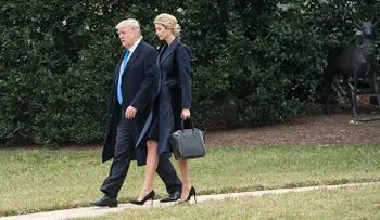 ¿Por qué Trump y su hija Ivanka abandonaron repentinamente la Casa Blanca en helicóptero?