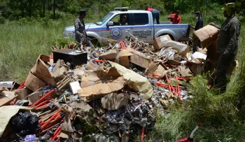MIP incinera más de 800 mil unidades de fuegos artificiales