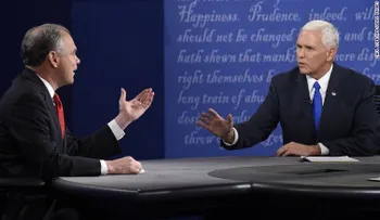 La tranquilidad de Pence y las interrupciones de Kaine: así fue el debate vicepresidencial