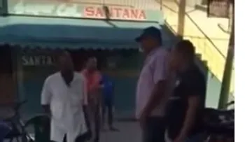 Aguilucho cogió "cuerda" con liceista y se van a las trompadas 
