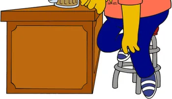 Cuando estés ebrio o borracho, apoya la mano sobre una mesa o superficie estable