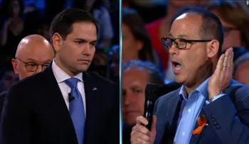 "Mi hija... recibió un disparo en la espalda": Padre de víctima, enfurecido, confronta a Marco Rubio