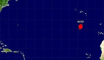 Se forma huracán Alex en el Atlántico fuera de temporada
