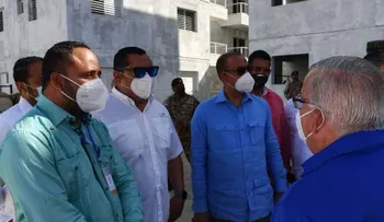 Ministro Ascensión supervisa trabajos en proyectos habitacionales del MOPC en provincia San Juan