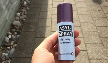 Partido político danés entrega aerosol antiinmigrante