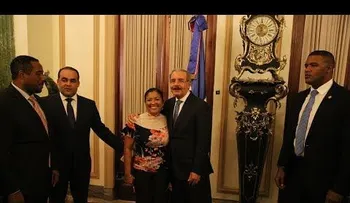 Presidente Danilo Medina comparte con periodistas y reporteros gráficos acreditados en Palacio Nacional