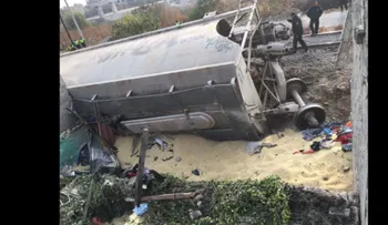 Se descarrila un tren en Ecatepec, México