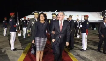 Presidente Danilo Medina llega a República Dominicana desde NY