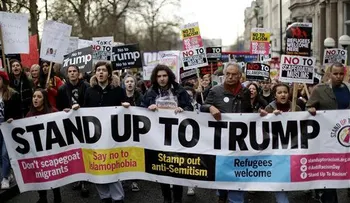 Protestas en Londres contra invitación a Donald Trump 