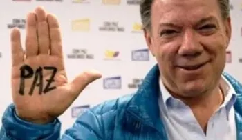 El reelegido Santos gobernará en Colombia con la izquierda y por la paz