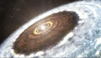 Captan por primera vez una imagen de nieve en el espacio