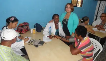A.P.E  y entidades comunitarias ralizan operativo médico en los Praditos
