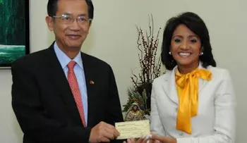 Taiwán entrega US1.5 millones a Primera Dama para construcción  2do centro para la Discapacidad