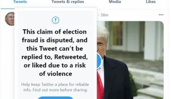 Twitter bloqueó por doce horas la cuenta de Trump