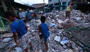Sismo de magnitud 6,3 sacude costa de Ecuador