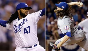 Cueto dice que sus rastas lucen mejor larga cabellera de Jacob deGrom