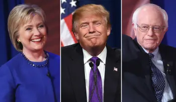 Encuesta: Tanto Clinton como Sanders derrotarían a Trump en elecciones generales