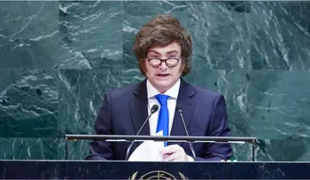 Milei acusa a la izquierda de violencia política y critica a la ONU