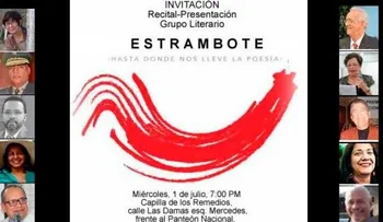 Grupo literario Estrambote realizará recital
