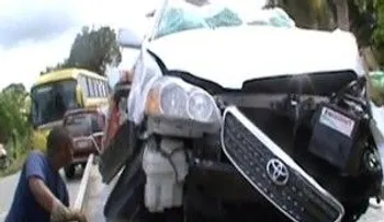 Tres muertos en accidente de tránsito en Santiago