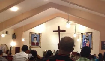 Deligne Ascención entrega remozada parroquia Santo Toribio en sector Los Ríos, Distrito Nacional  
