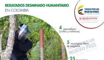 25 países aportan 80 millones de dólares para limpiar a Colombia de minas antipersonales
