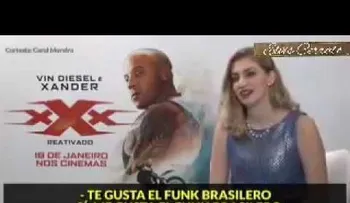 Vin Diesel y su acoso sin parar contra una periodista brasileña: "Dios, eres tan hermosa, salgamos de aquí" (VIDEO)