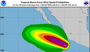 Se forma el huracán Dora en la costa pacífica de México
