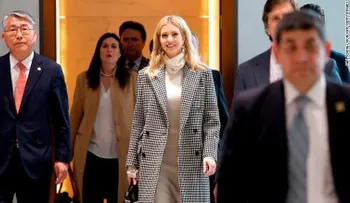 Ivanka Trump llega a Corea del Sur a la clausura de los Juegos Olímpicos de Invierno 2018